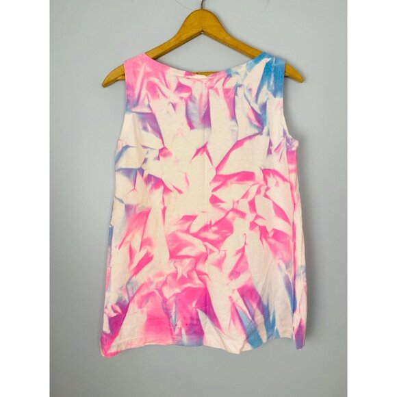 Vintage Ocean Pacific Neon Tie Dye Tank Top, Size Small, 1980s Surfer Tank, NOS - Picture 2 of 10